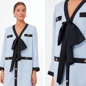 Tuckernuck Light Blue and Black Women's dress